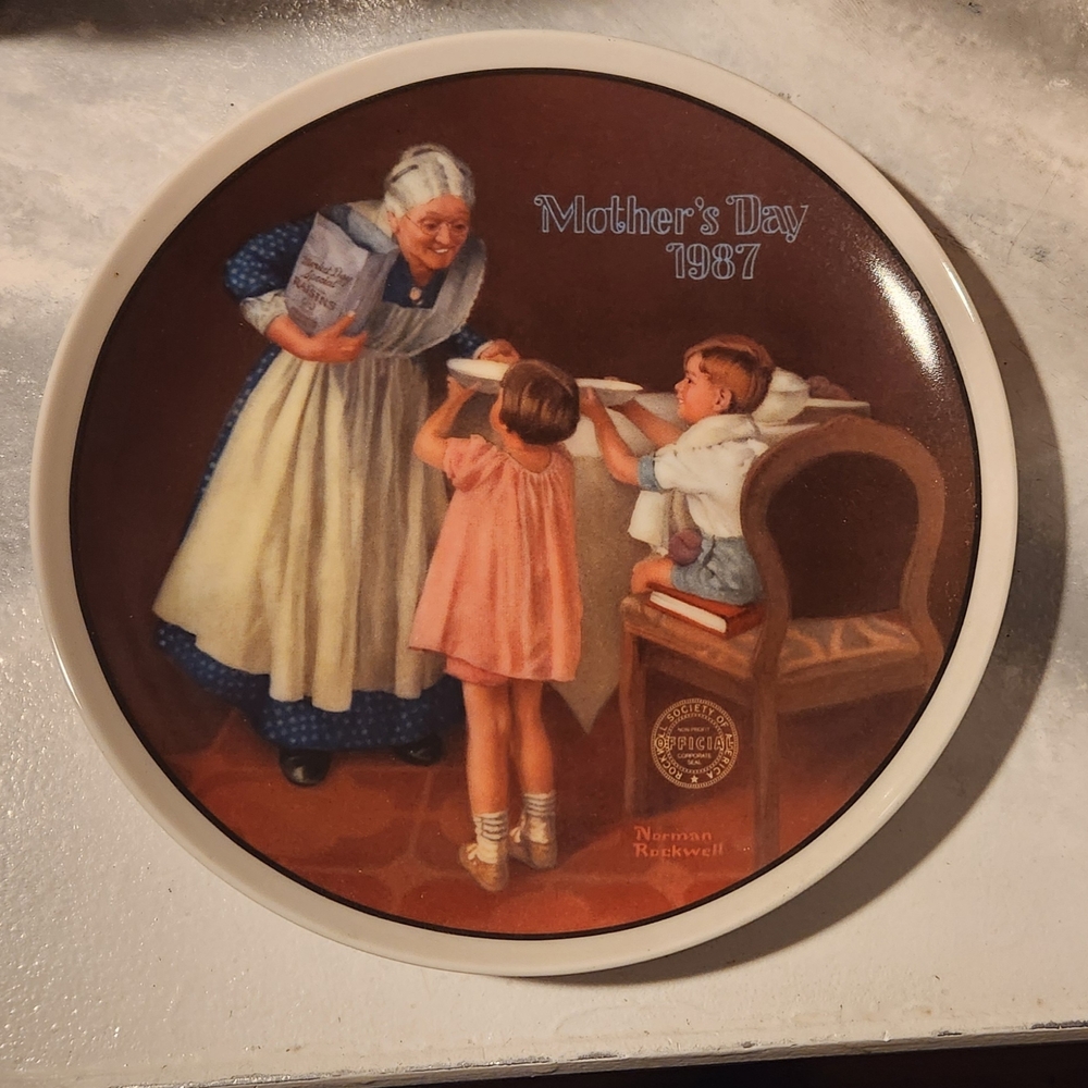 Knowles 1987 Collector Plate by Norman Rockwell